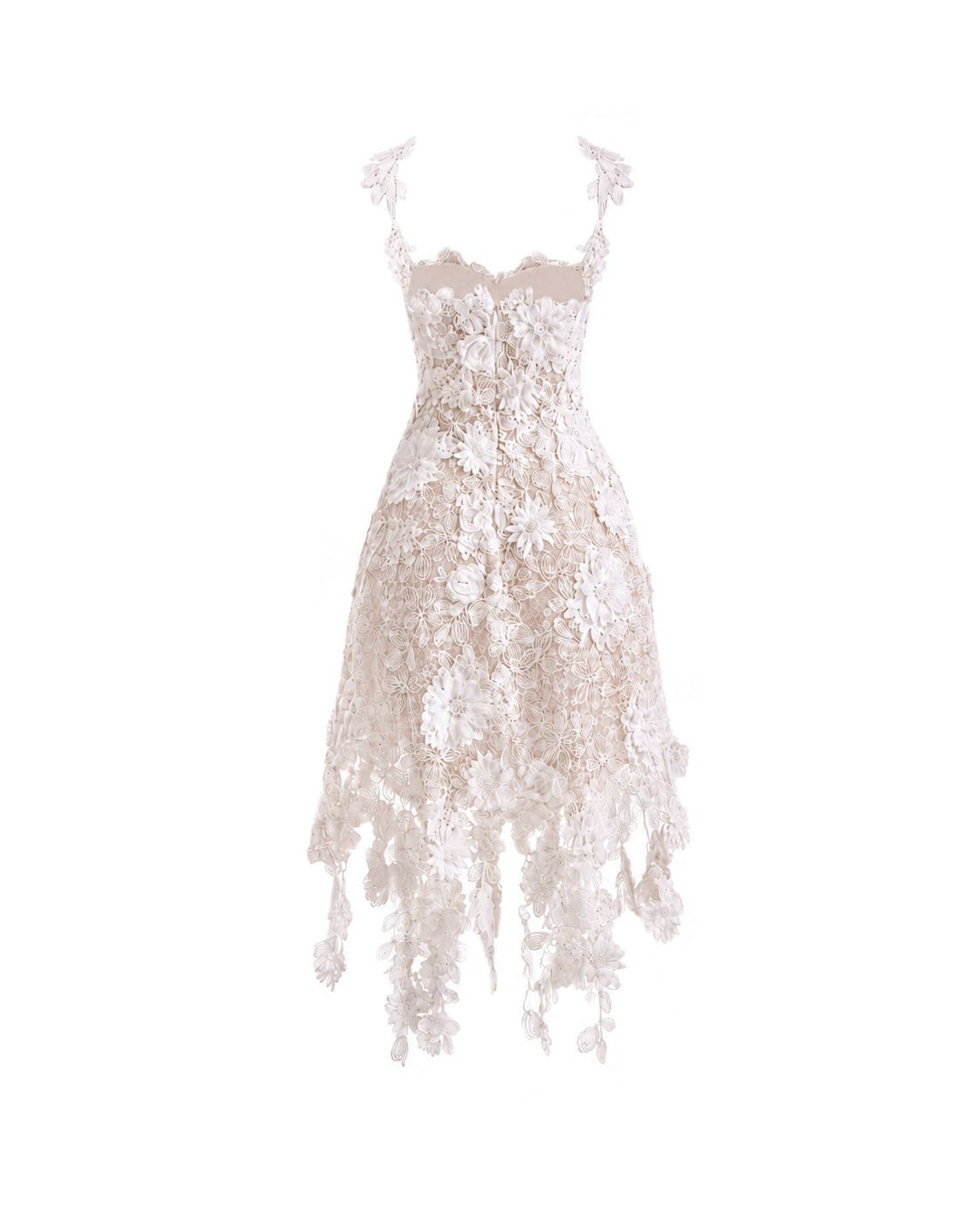 Floral Cage Short Dress