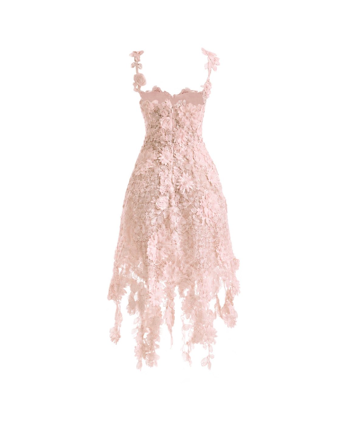 Floral Cage Short Dress