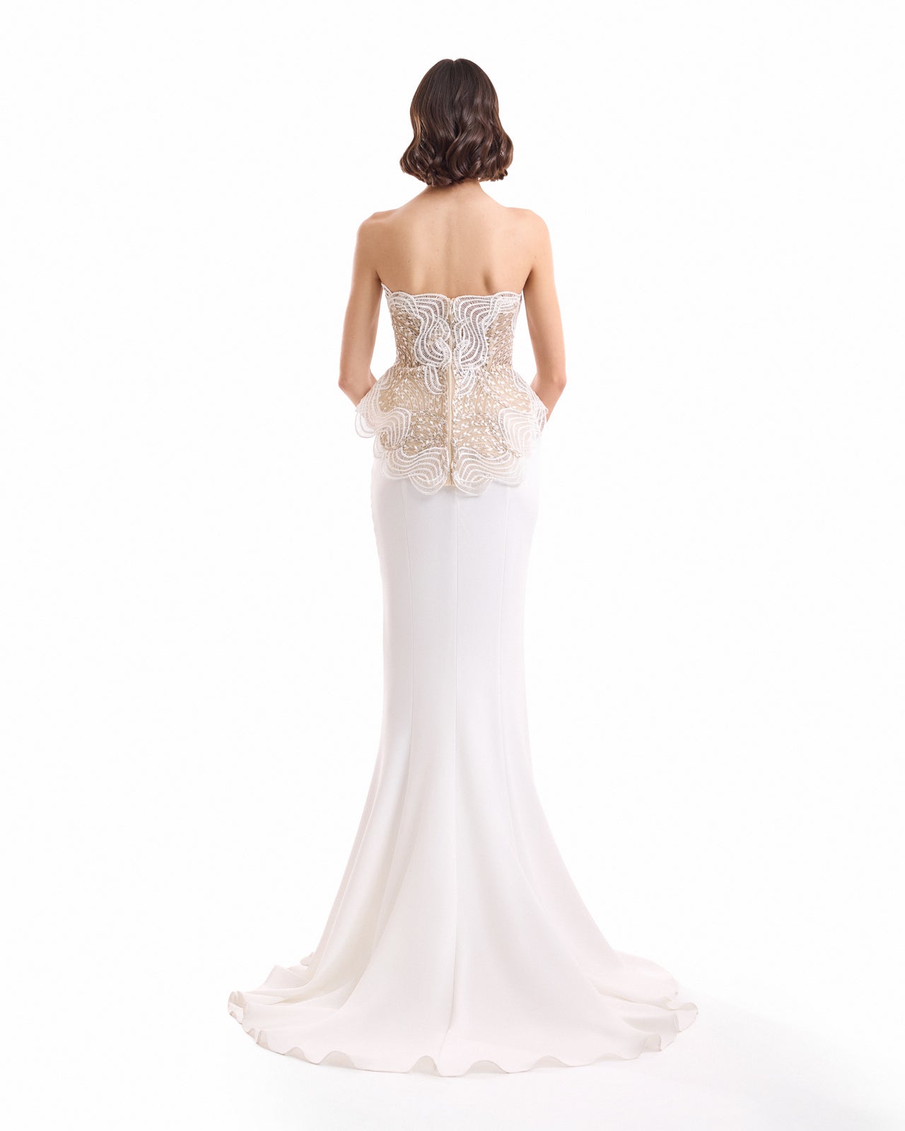 Embroidered Corset Set