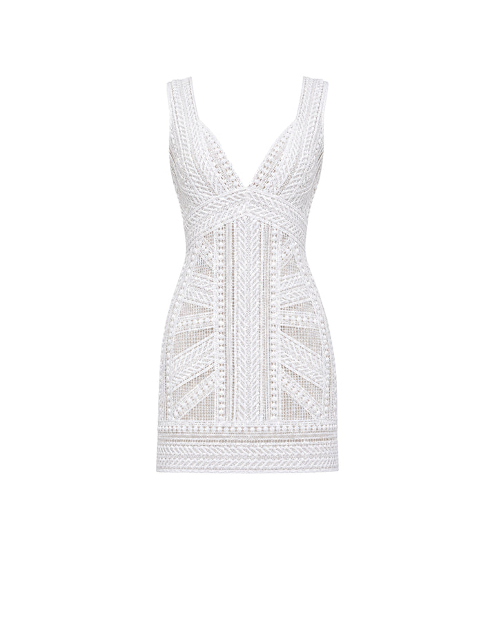 Geometric Fitted Dress