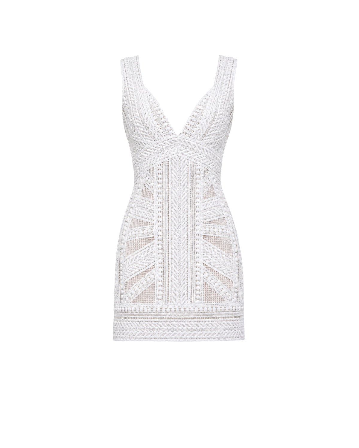 Geometric Fitted Dress