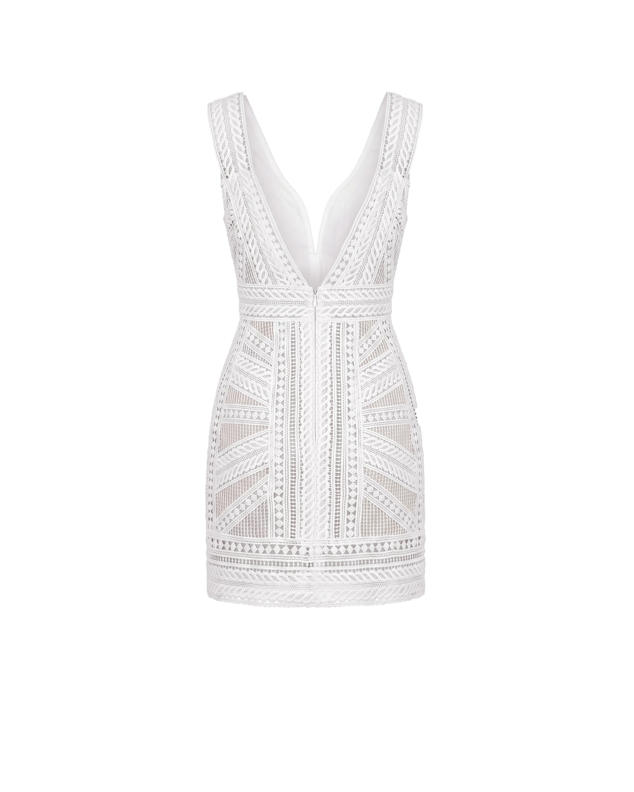 Geometric Fitted Dress