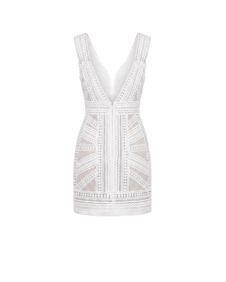 Geometric Fitted Dress