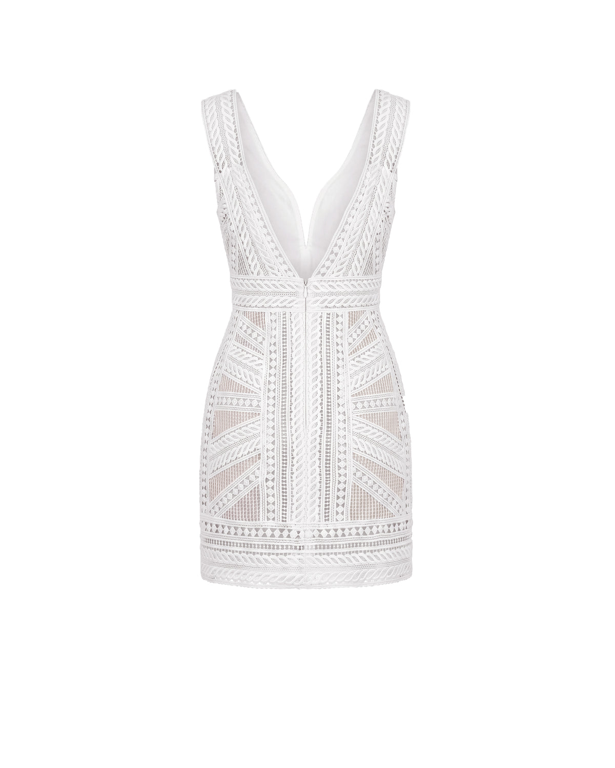 Geometric Fitted Dress
