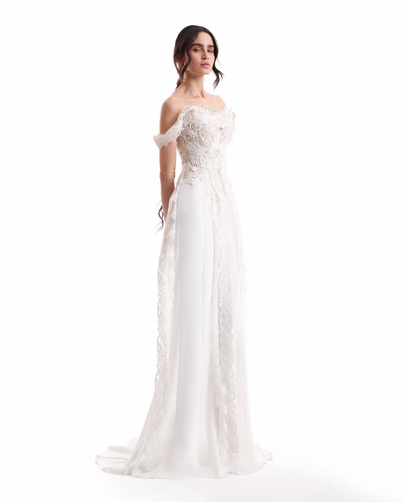 Embroidered Corset Set