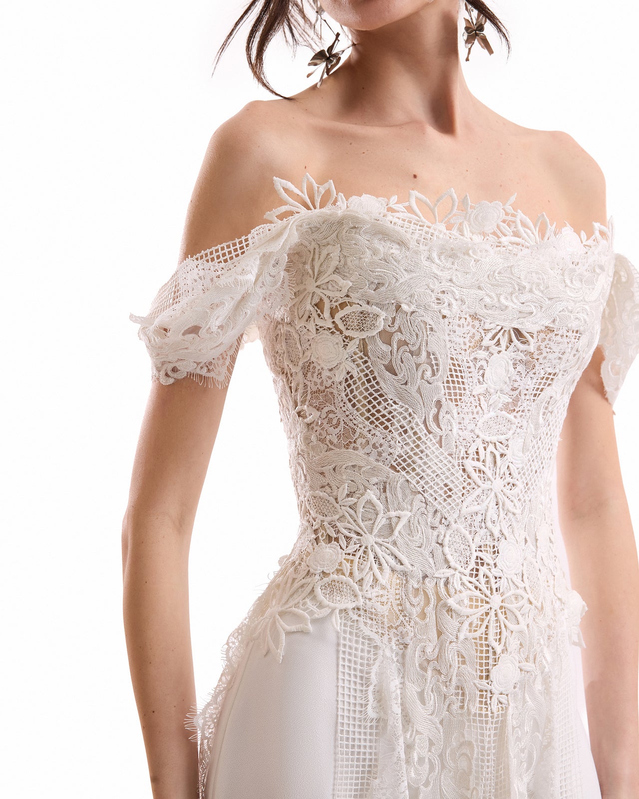 Embroidered Corset Set