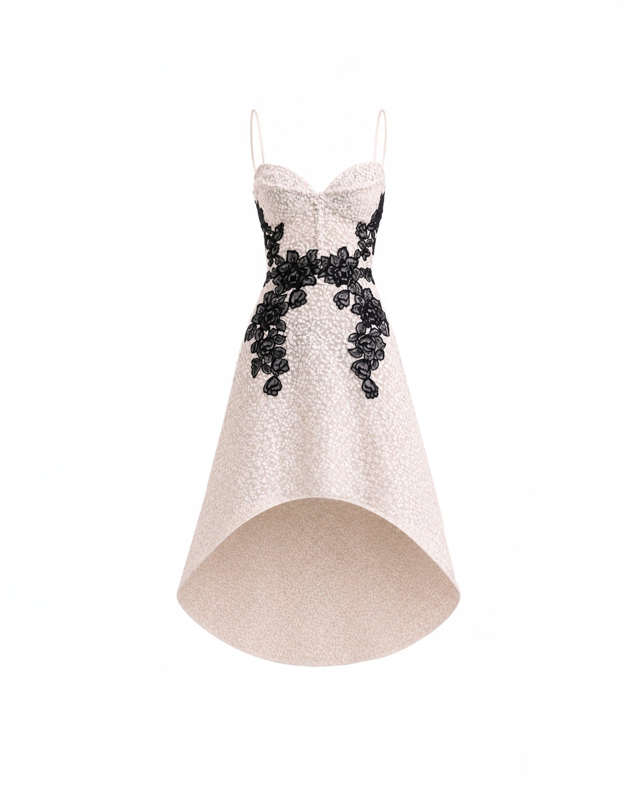 Floral Balloon Mini Dress