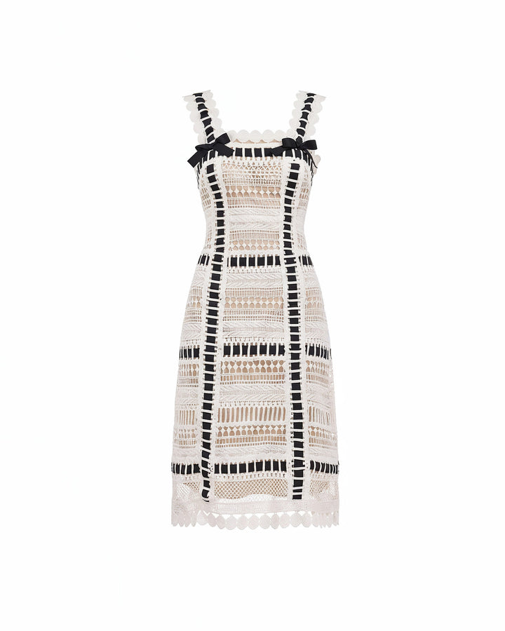 Ribbon Detail Midi Dress