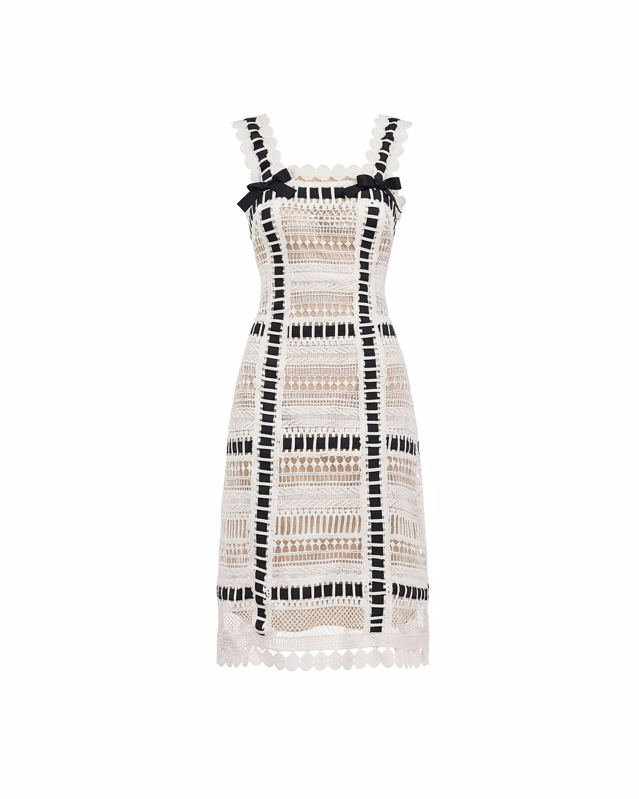 Ribbon Detail Midi Dress