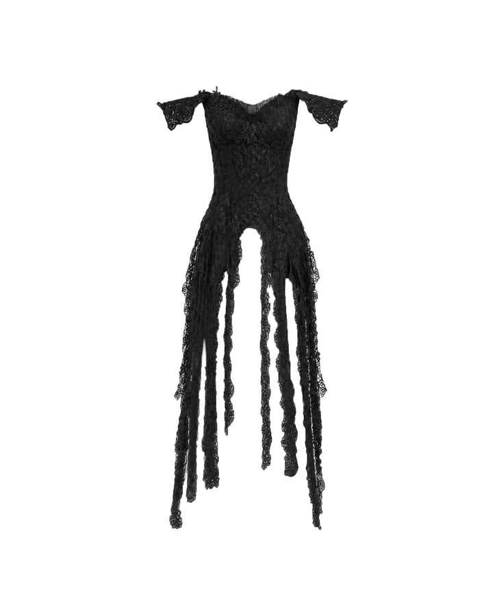 Off-Shoulder Embroidered Corset