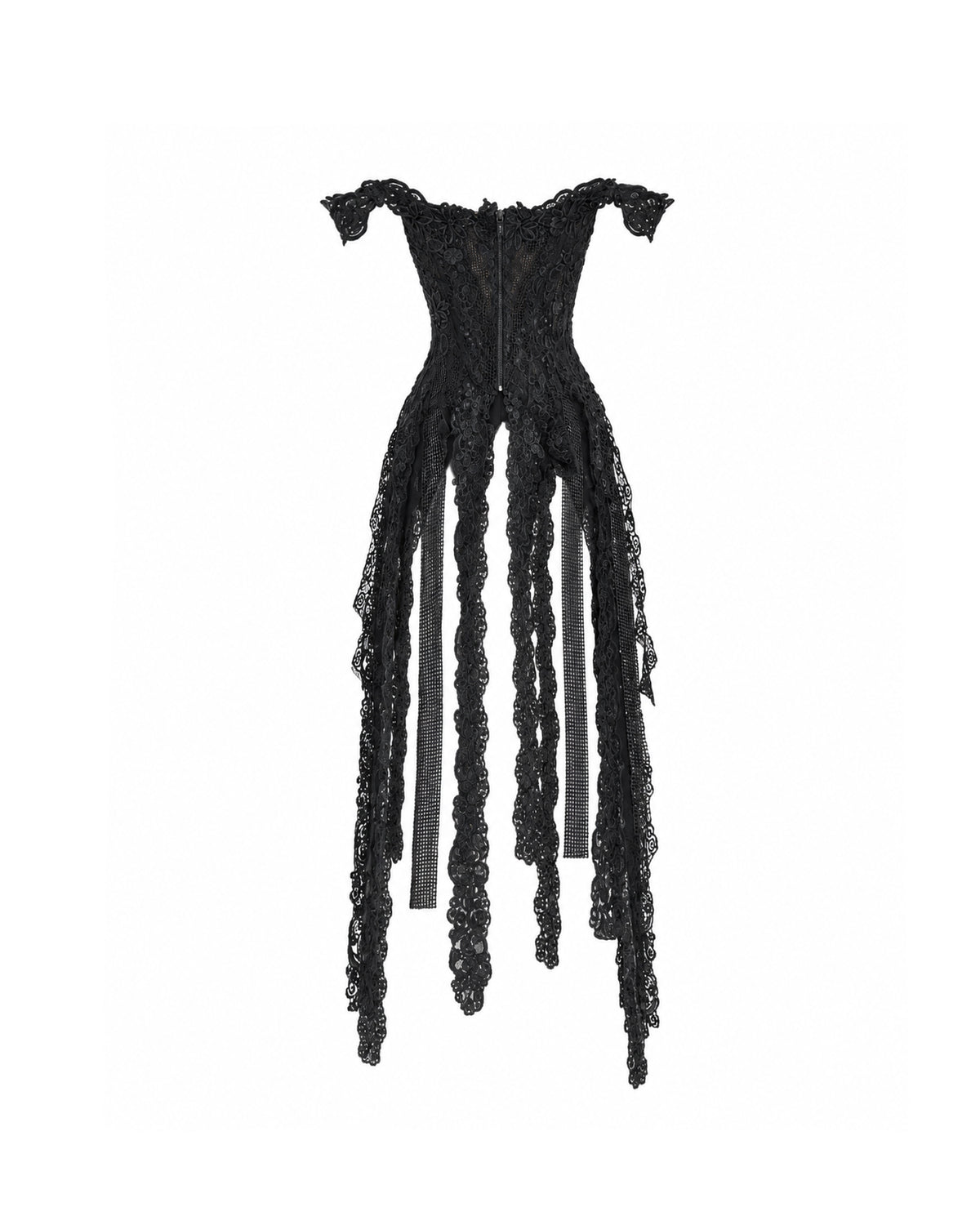 Off-Shoulder Embroidered Corset