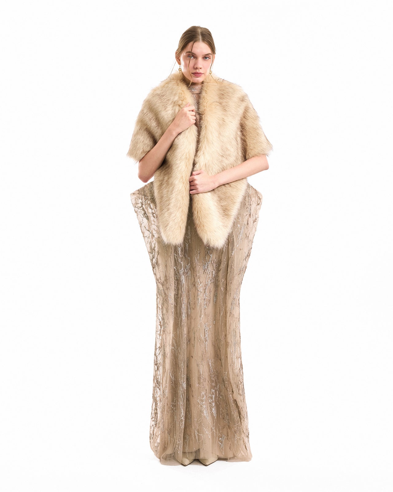 Voluminous Fur Bolero