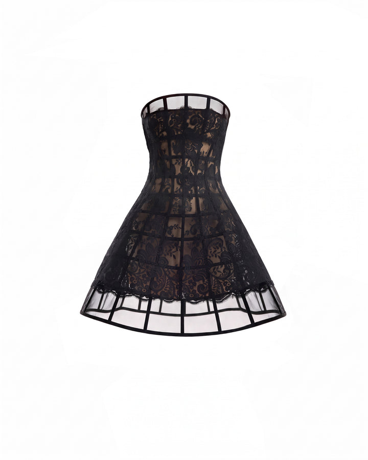 Caged Short Dress