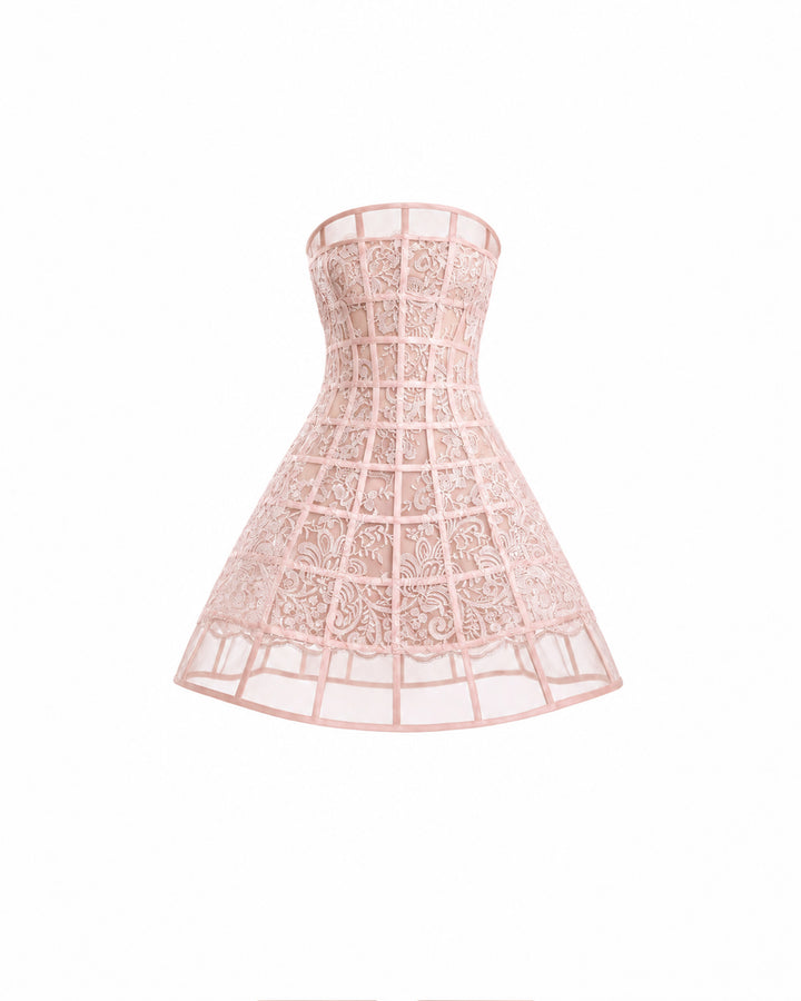 Caged Short Dress