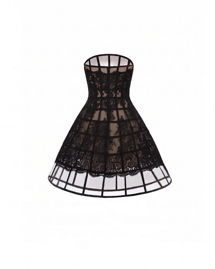 Caged Short Dress