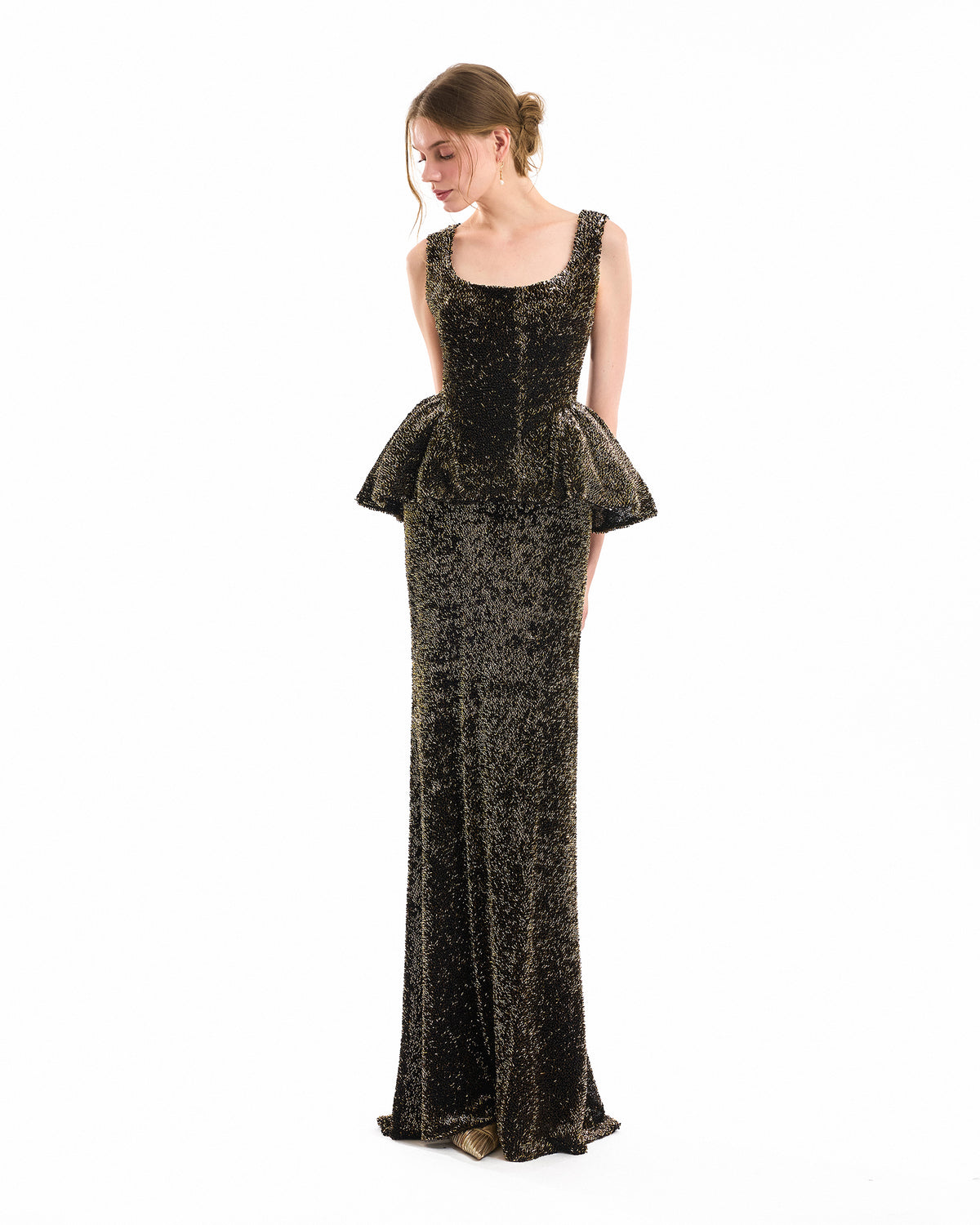 Sequined Slim Long Skirt
