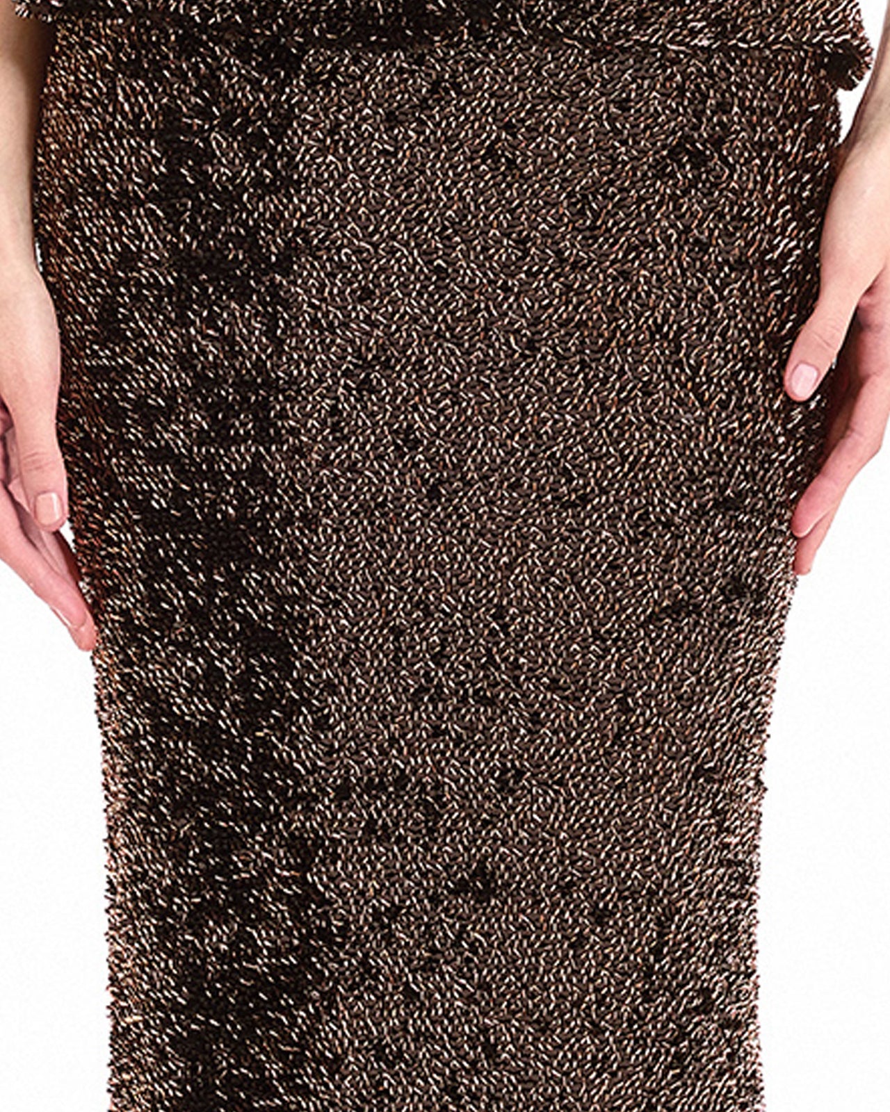 Sequined Slim Long Skirt