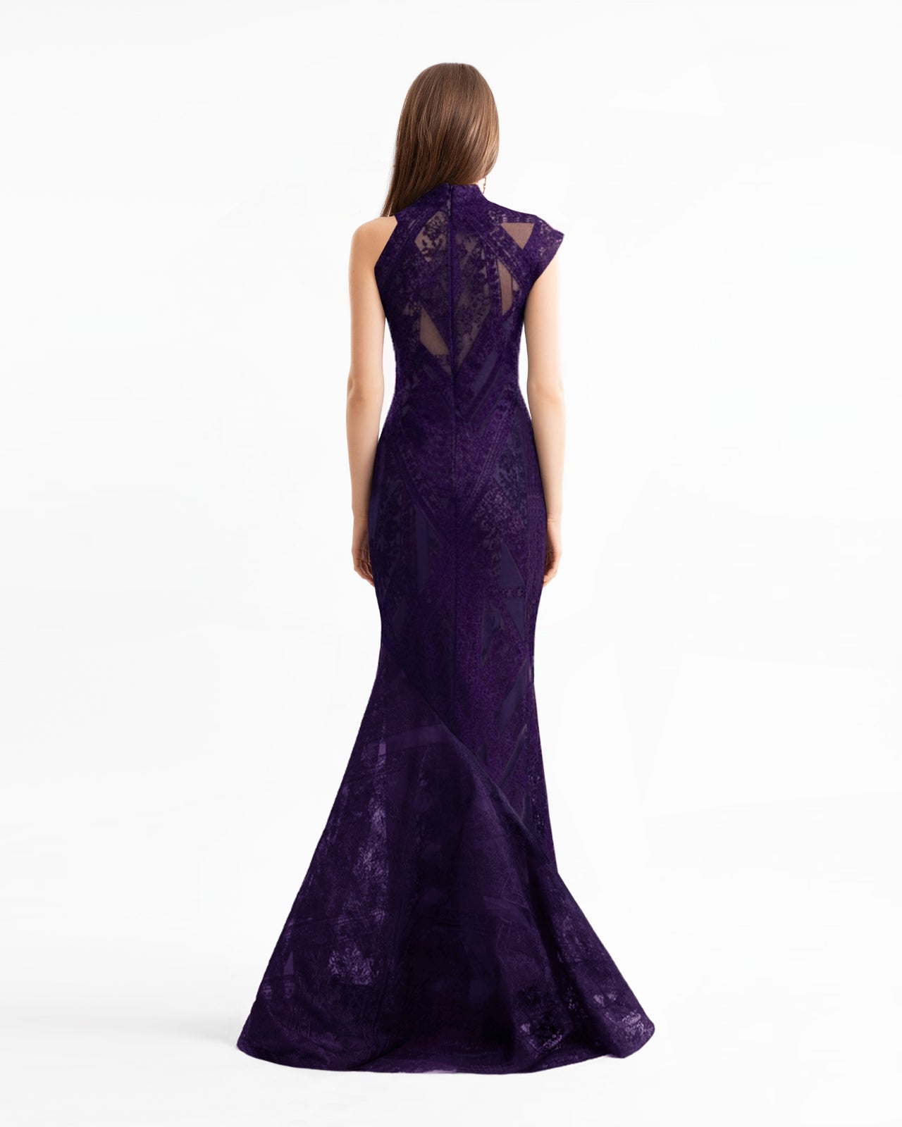 Patterned Lace Dress