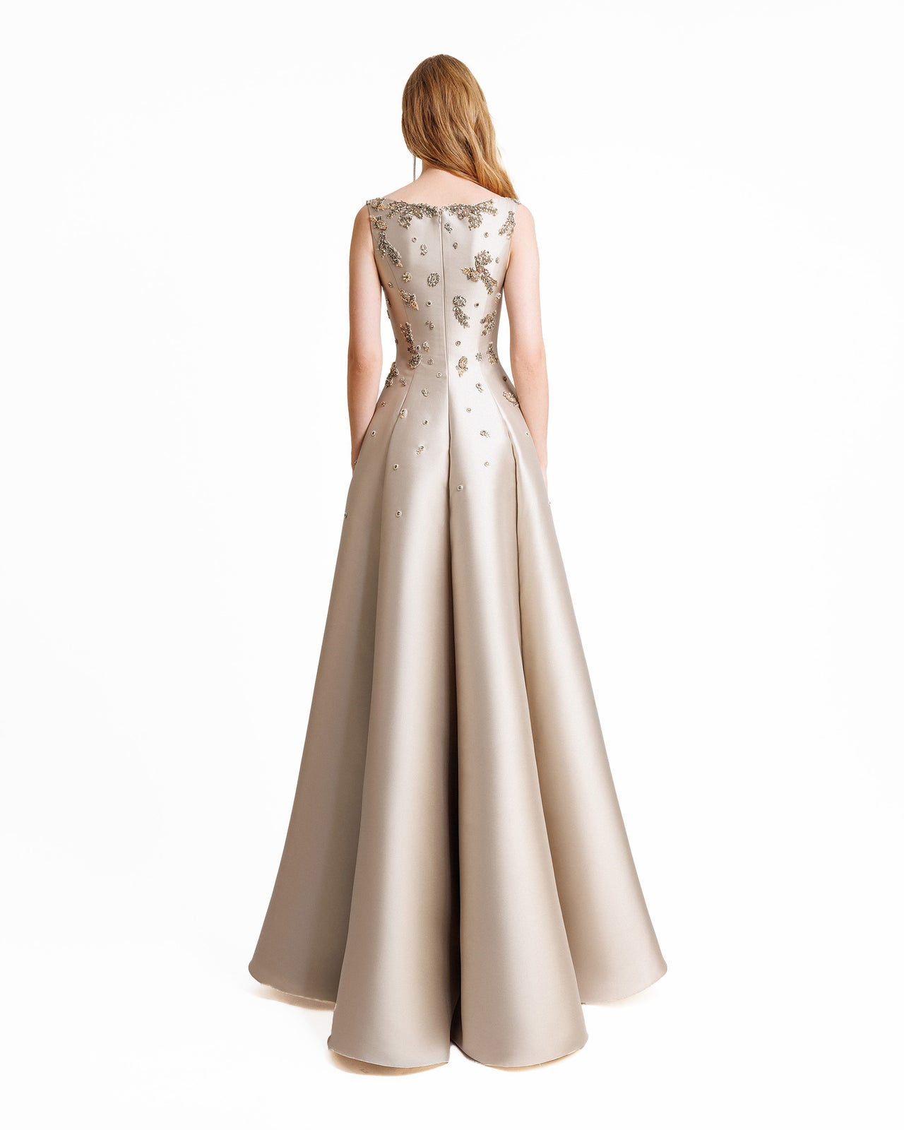 Beaded Asymmetrical Dress
