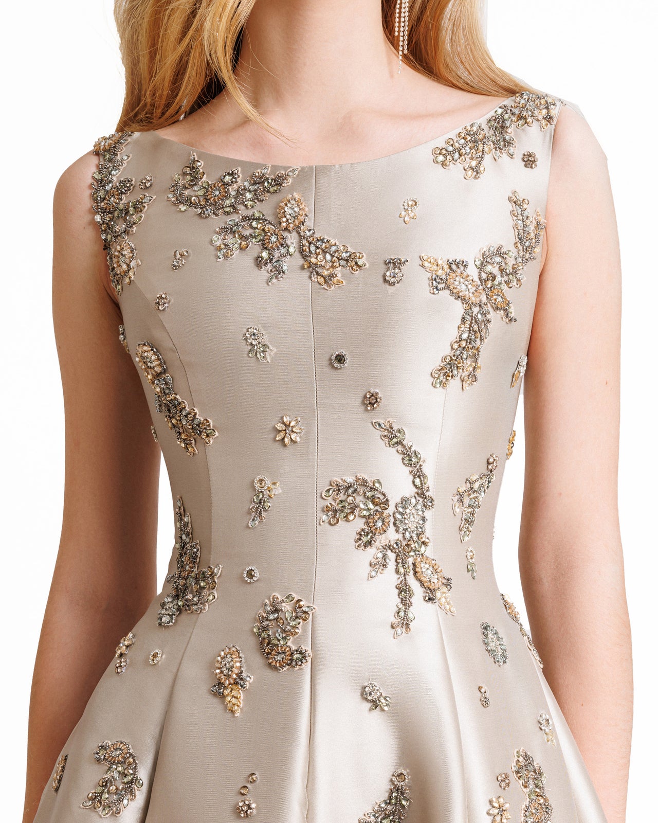Beaded Asymmetrical Dress