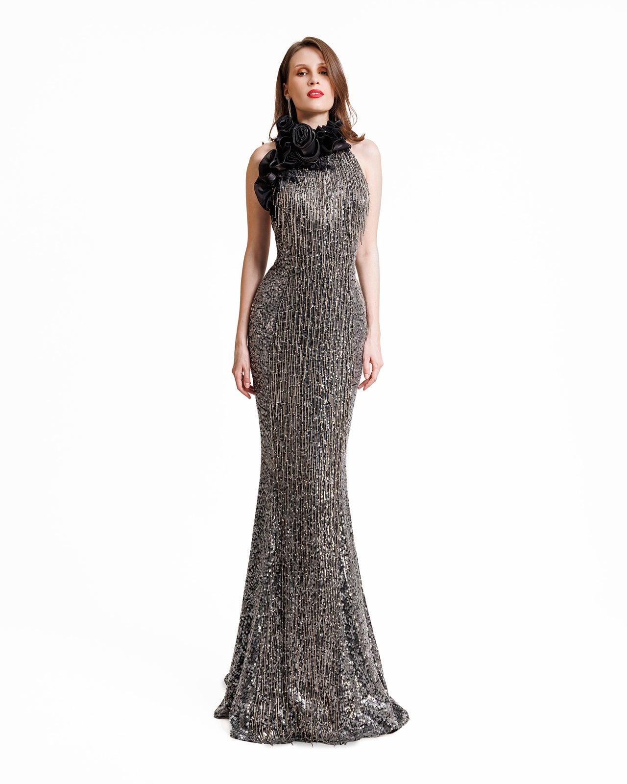 Gemy Maalouf | Evening Dresses | Embroidered Sequins Dress Gemy Maalouf | Evening Dresses | Embroidered Sequins Dress