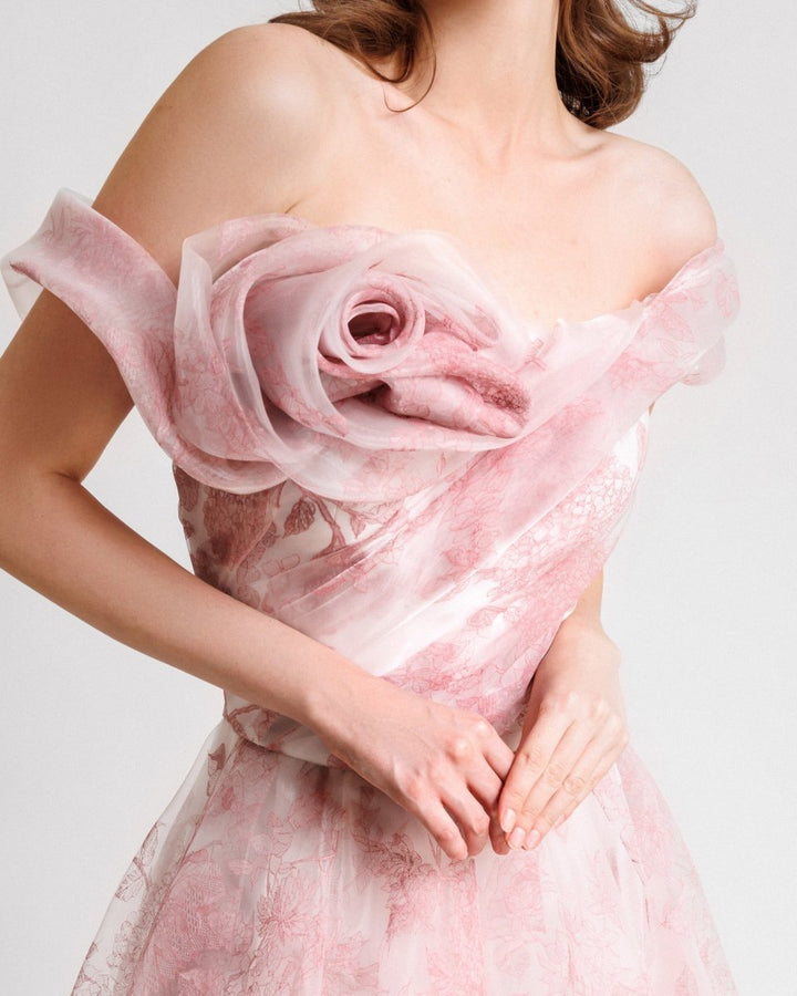 Off - the - shoulders Dress - Gemy Maalouf