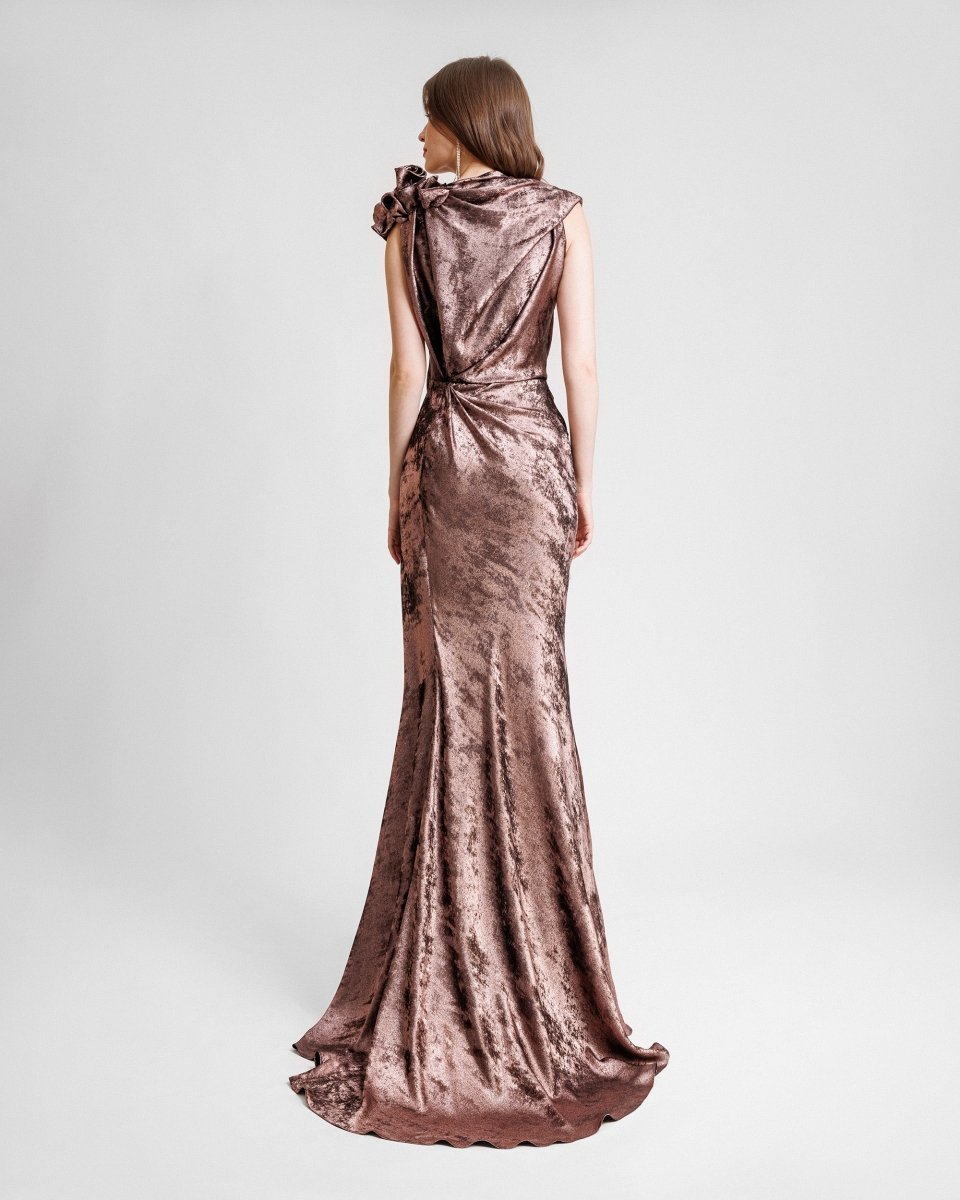 Shimmer Sandwash Dress - Gemy Maalouf