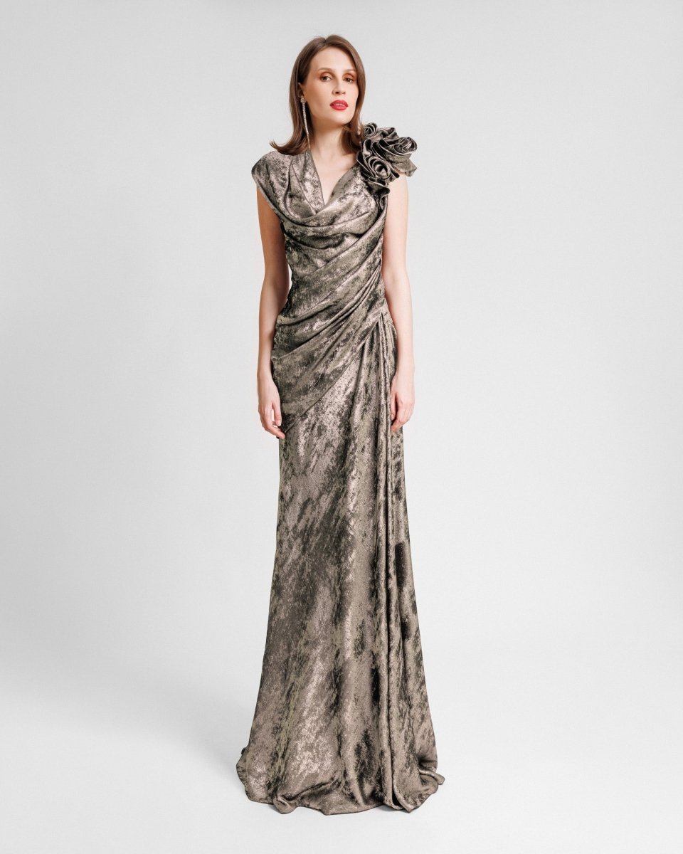 Shimmer Sandwash Dress - Gemy Maalouf