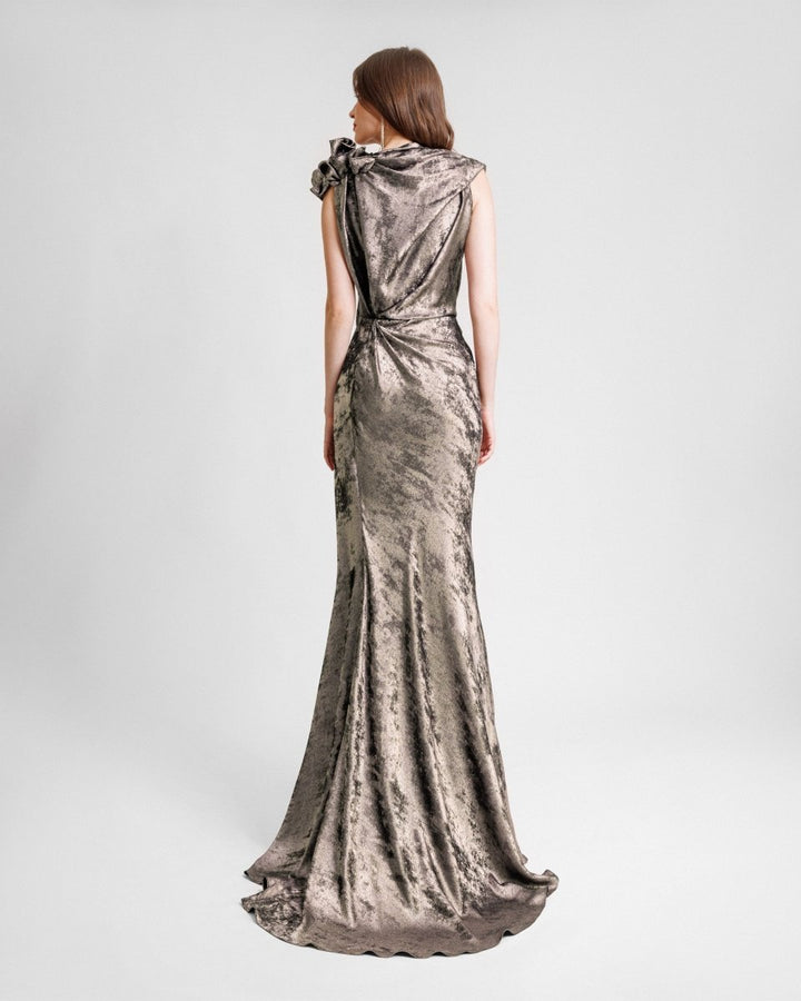 Shimmer Sandwash Dress - Gemy Maalouf