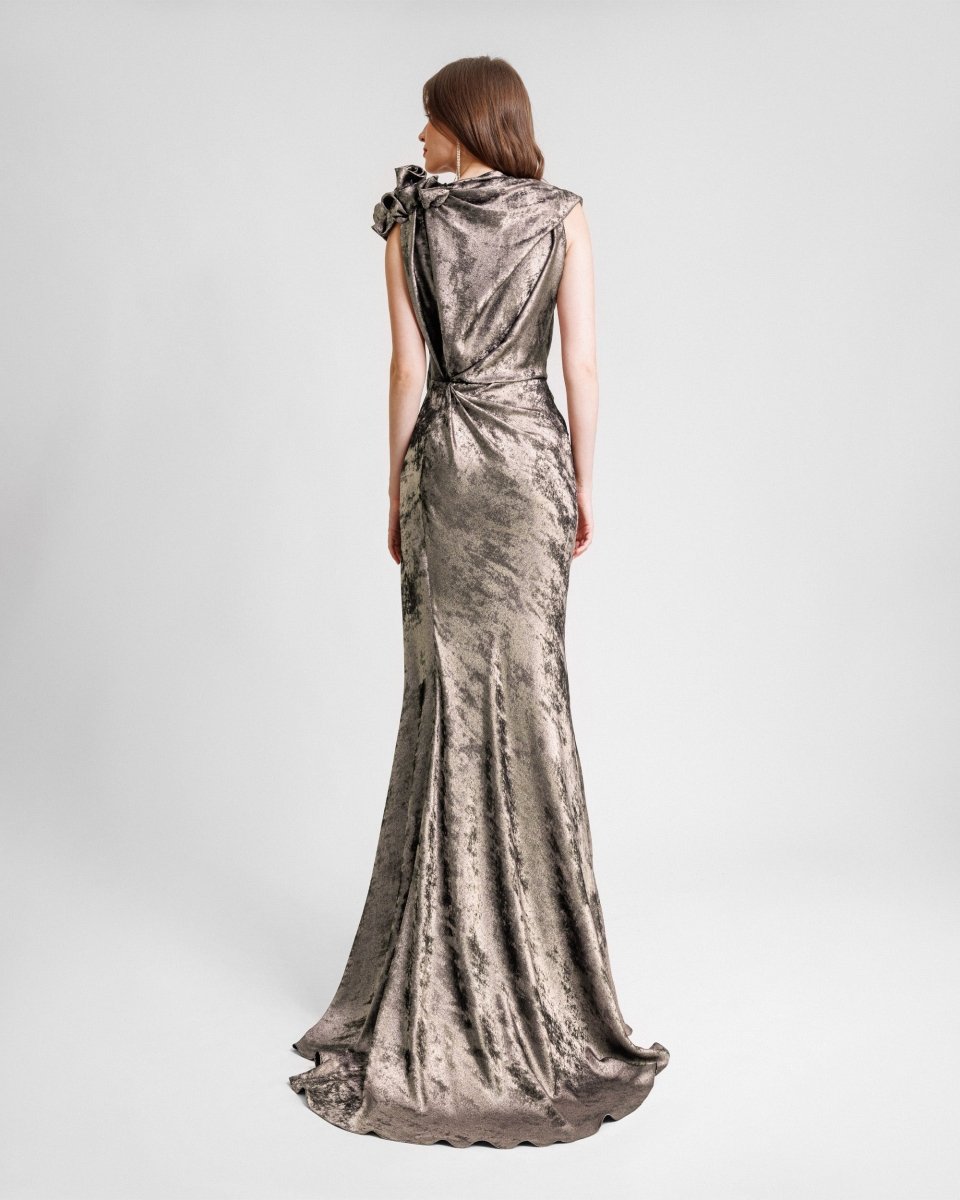 Shimmer Sandwash Dress - Gemy Maalouf