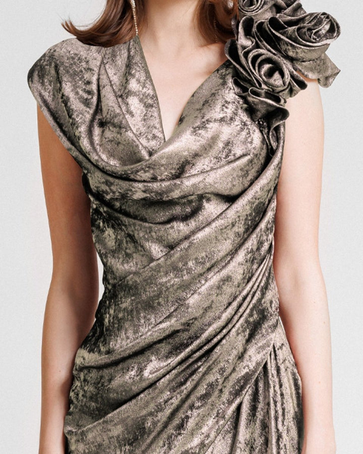 Shimmer Sandwash Dress - Gemy Maalouf