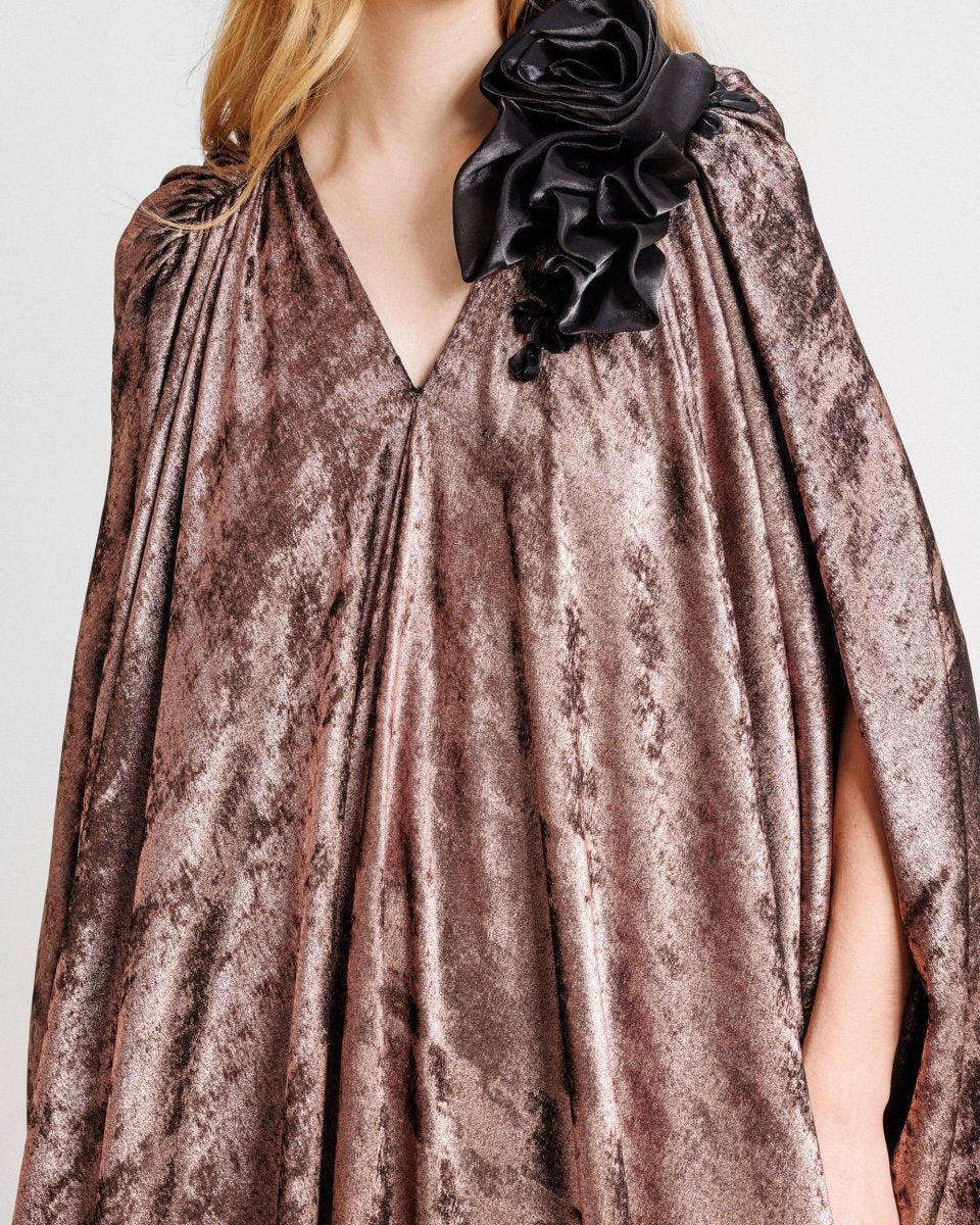 Loose - Cut Shimmer Kaftan - Gemy Maalouf