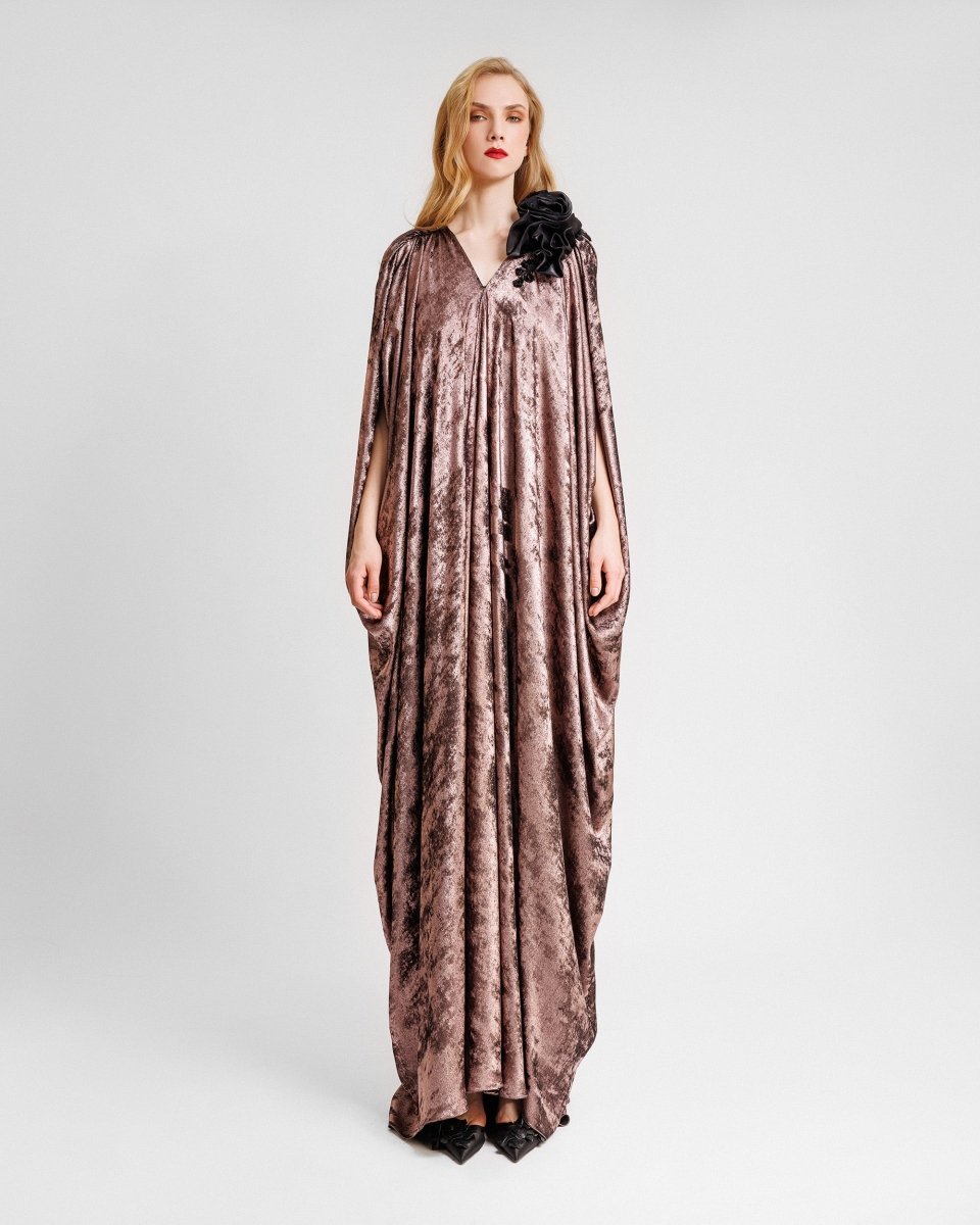 Loose - Cut Shimmer Kaftan - Gemy Maalouf