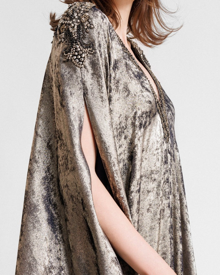 Metallic Loose - Cut Kaftan - Gemy Maalouf