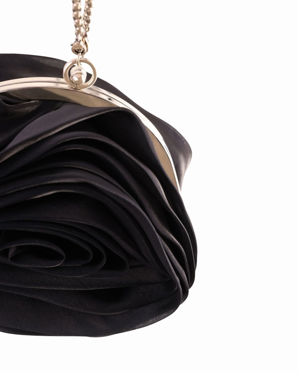Floral Clutch with Small Chain - Gemy Maalouf