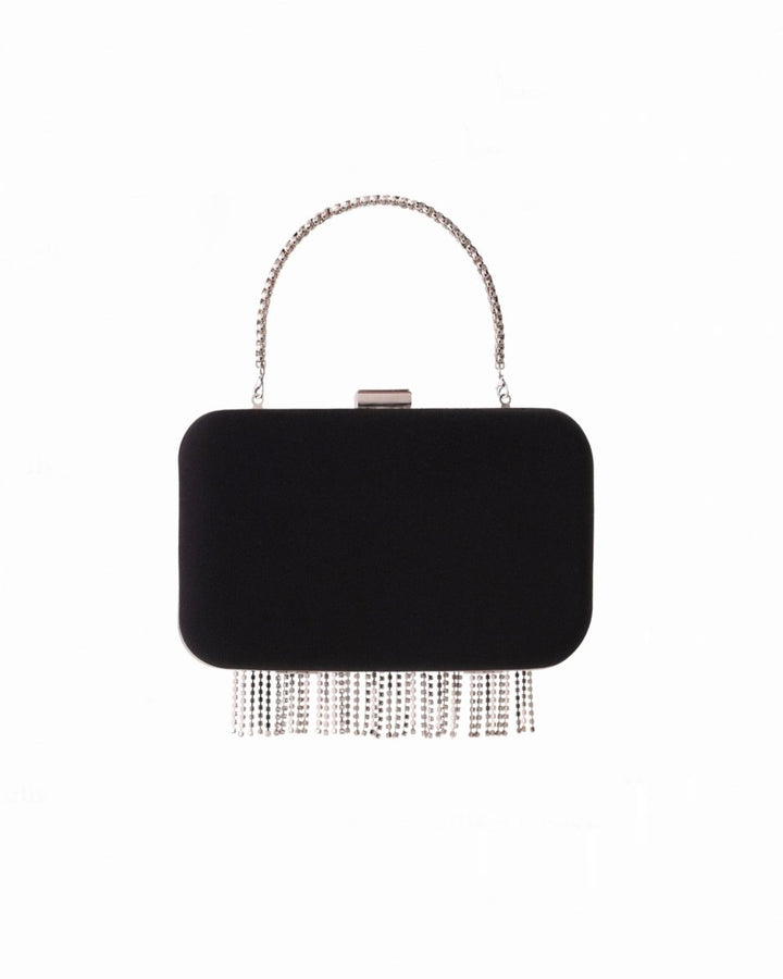 Clutch with Stone Fringes - Gemy Maalouf