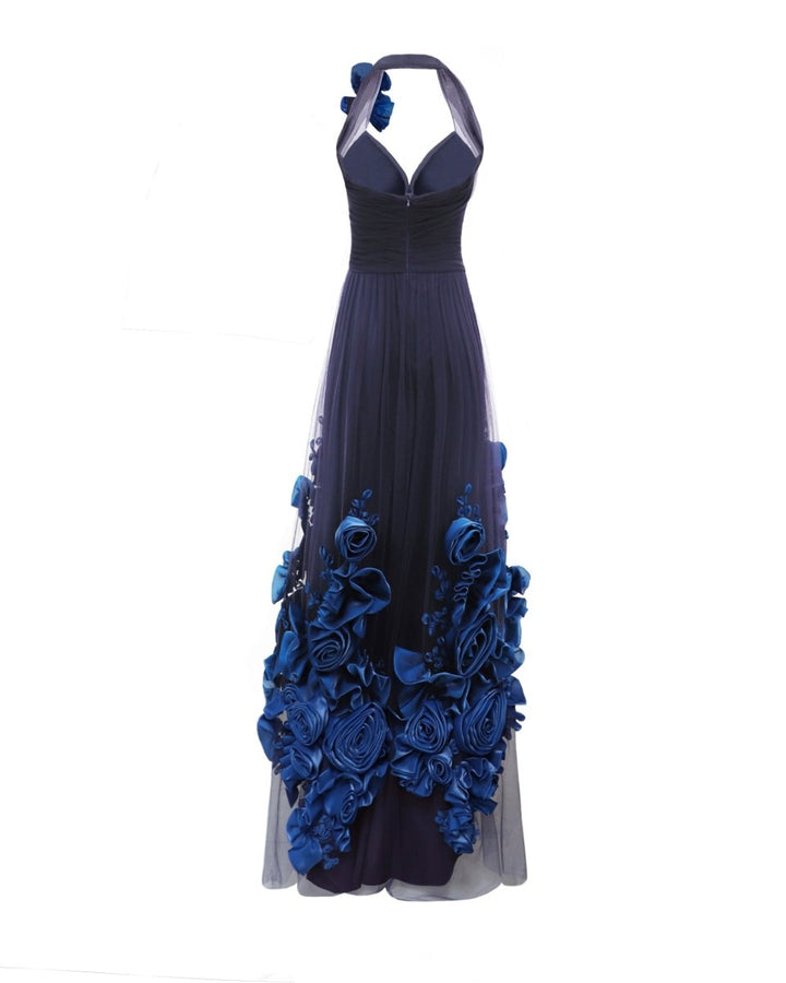 Floral Draped Dress - Gemy Maalouf