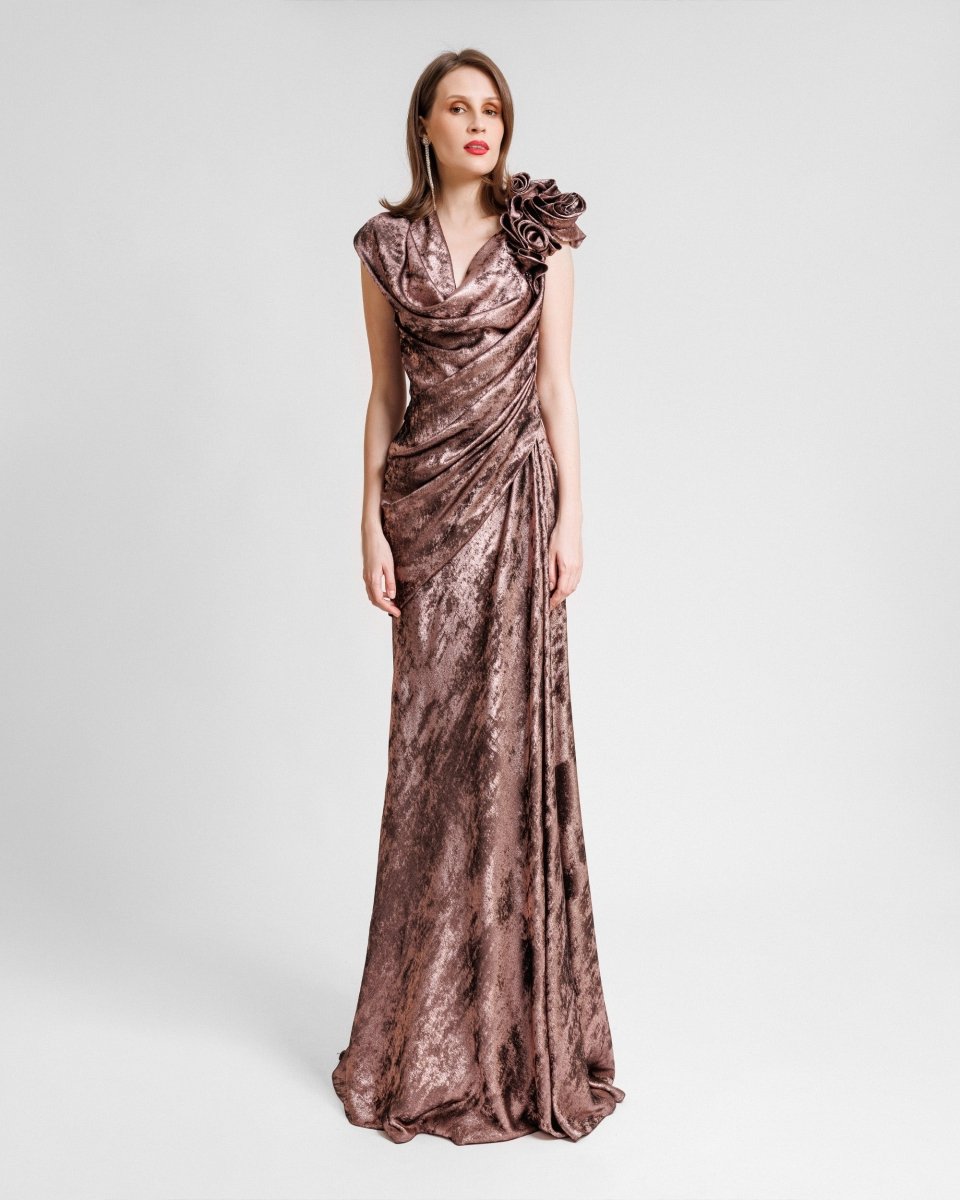 Shimmer Sandwash Dress - Gemy Maalouf