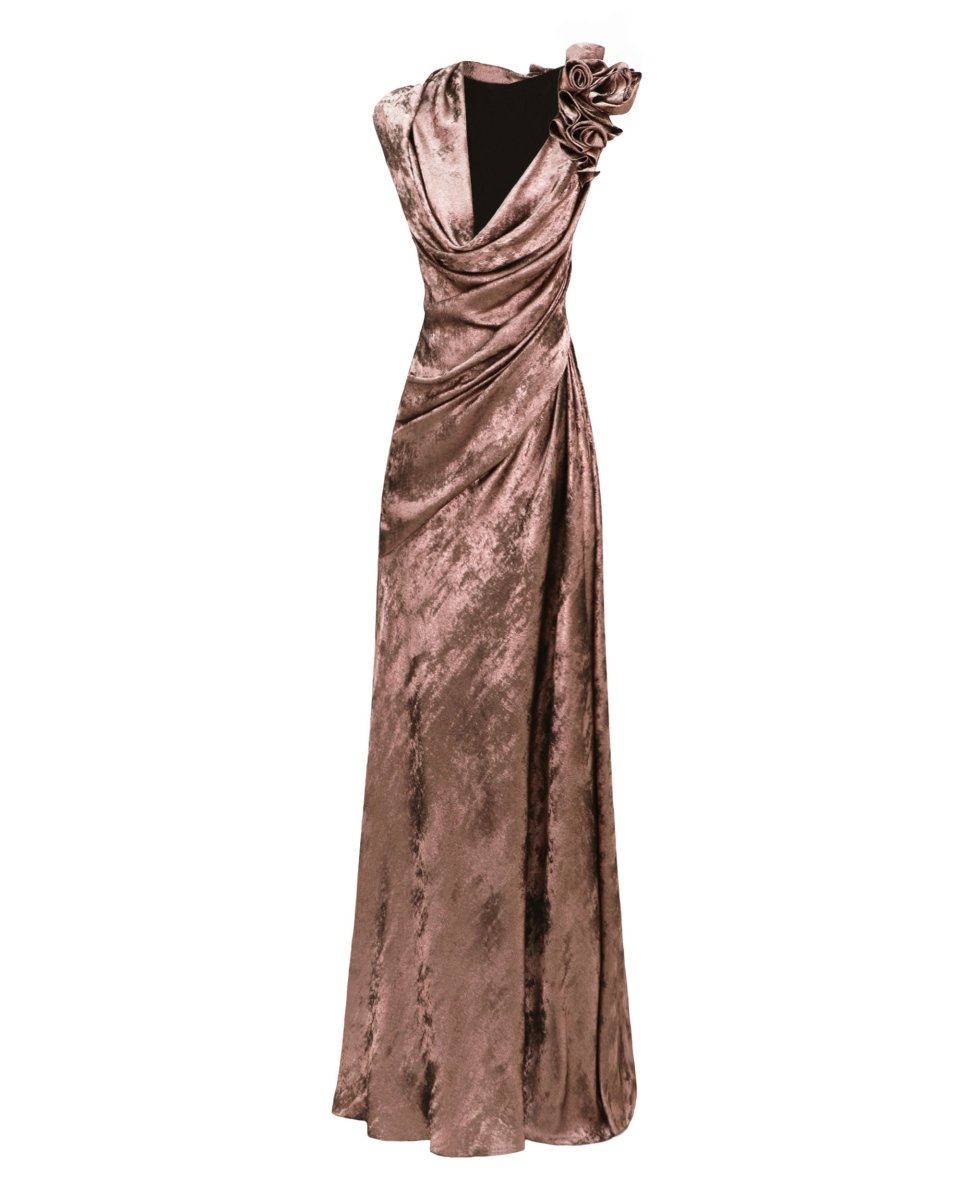 Shimmer Sandwash Dress - Gemy Maalouf