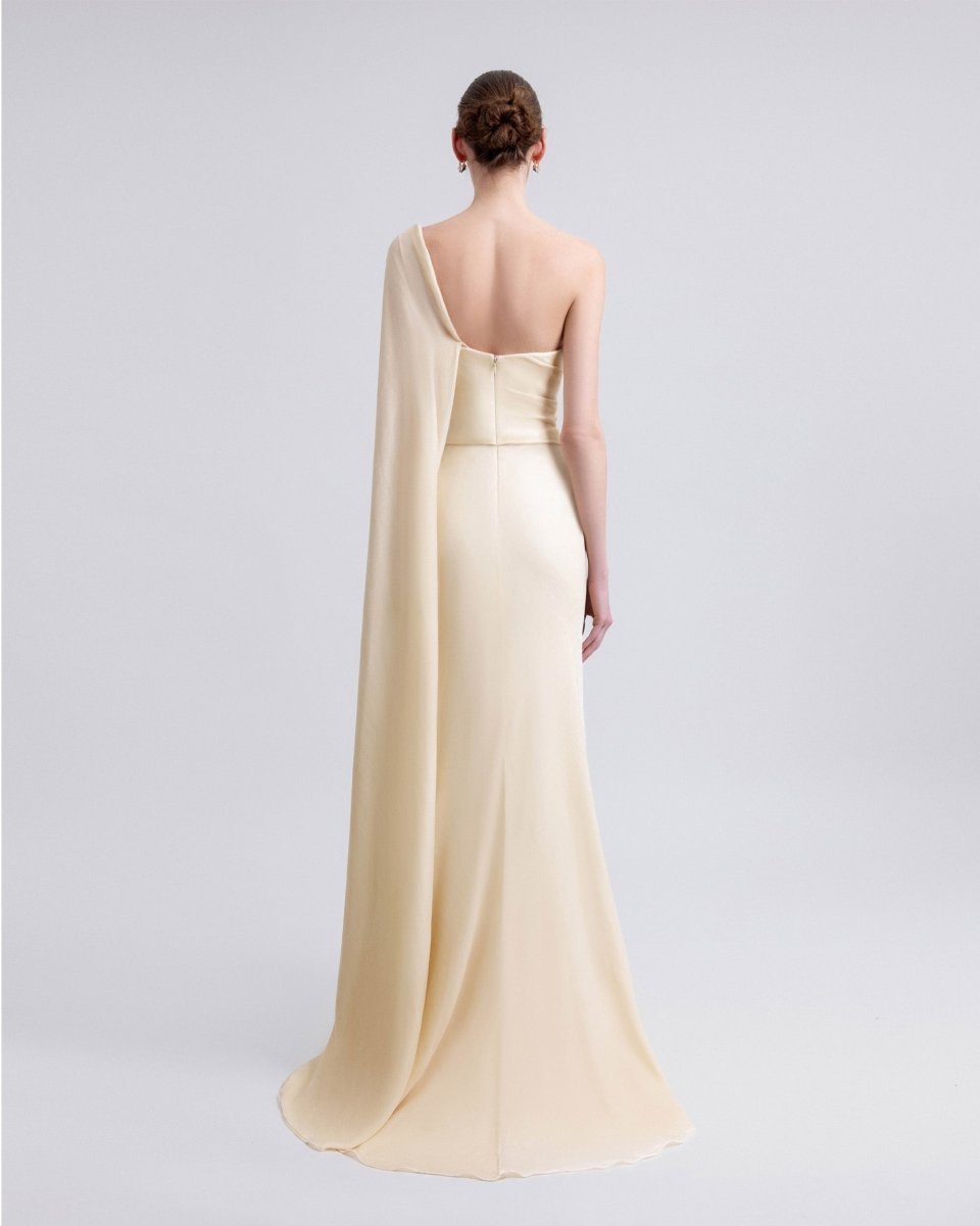Cut - Out Draped Dress - Gemy Maalouf