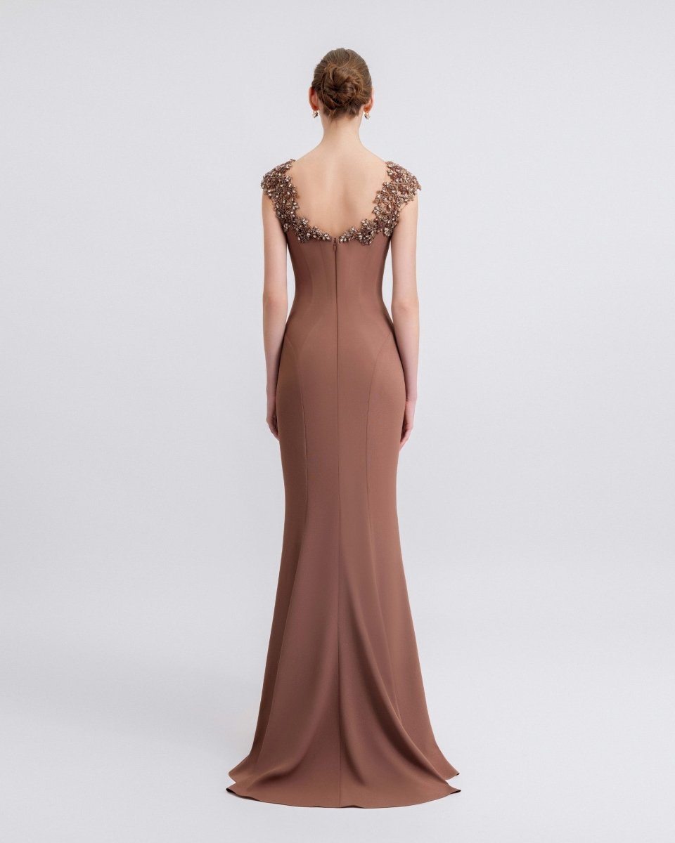 Slim - Cut Corset Dress - Gemy Maalouf