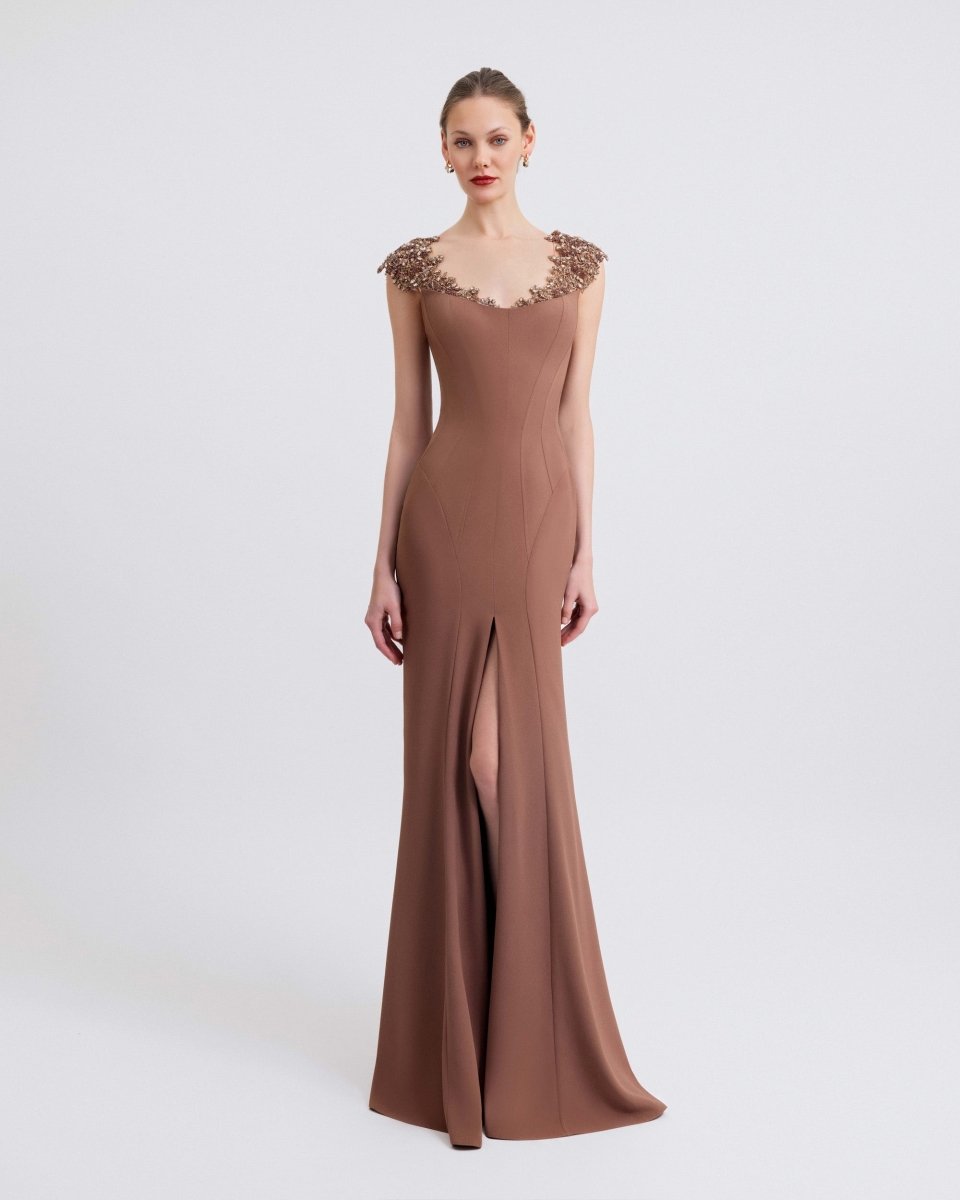 Slim - Cut Corset Dress - Gemy Maalouf