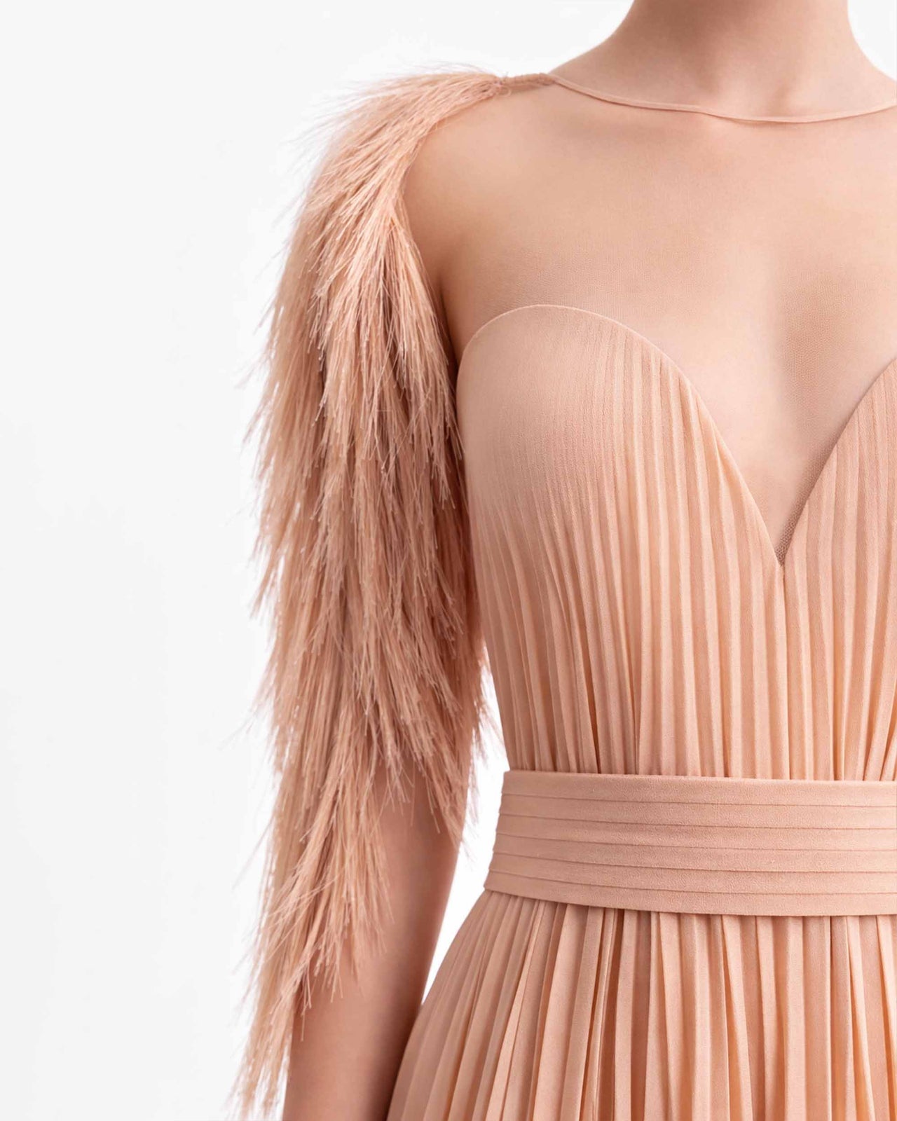 Heart-Neckline Dress