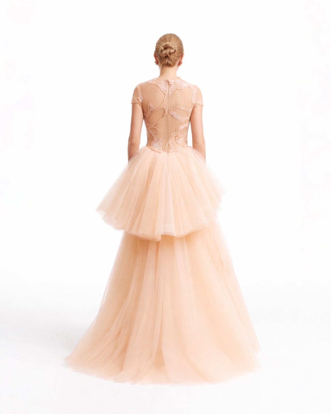 Layered Ruffle Tulle Skirt Dress