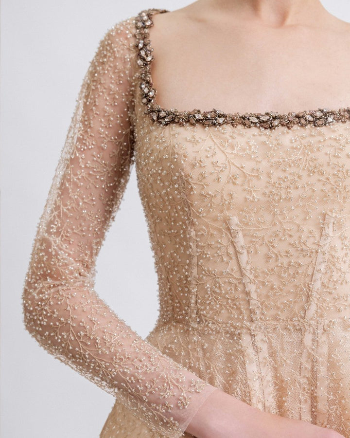 Structured Underskirt Dress - Gemy Maalouf