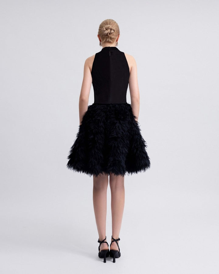 High - Collar Dress - Gemy Maalouf