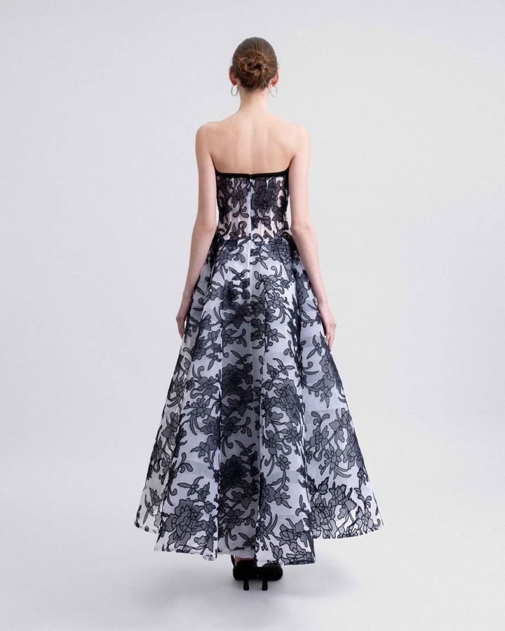 Draped Overskirt Dress - Gemy Maalouf