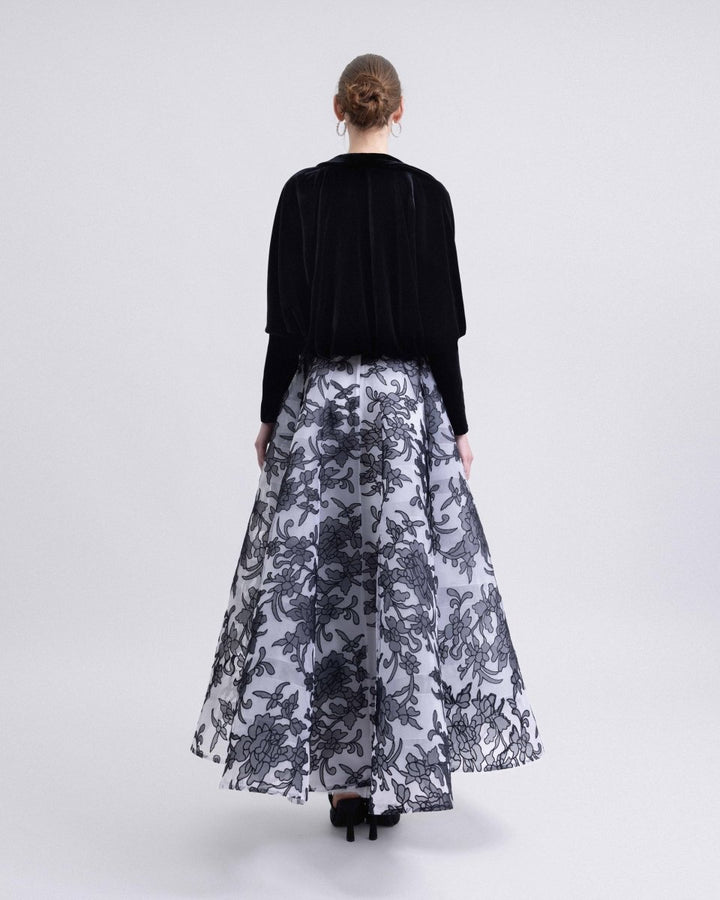 Strapless Midi Dress with Bolero - Gemy Maalouf