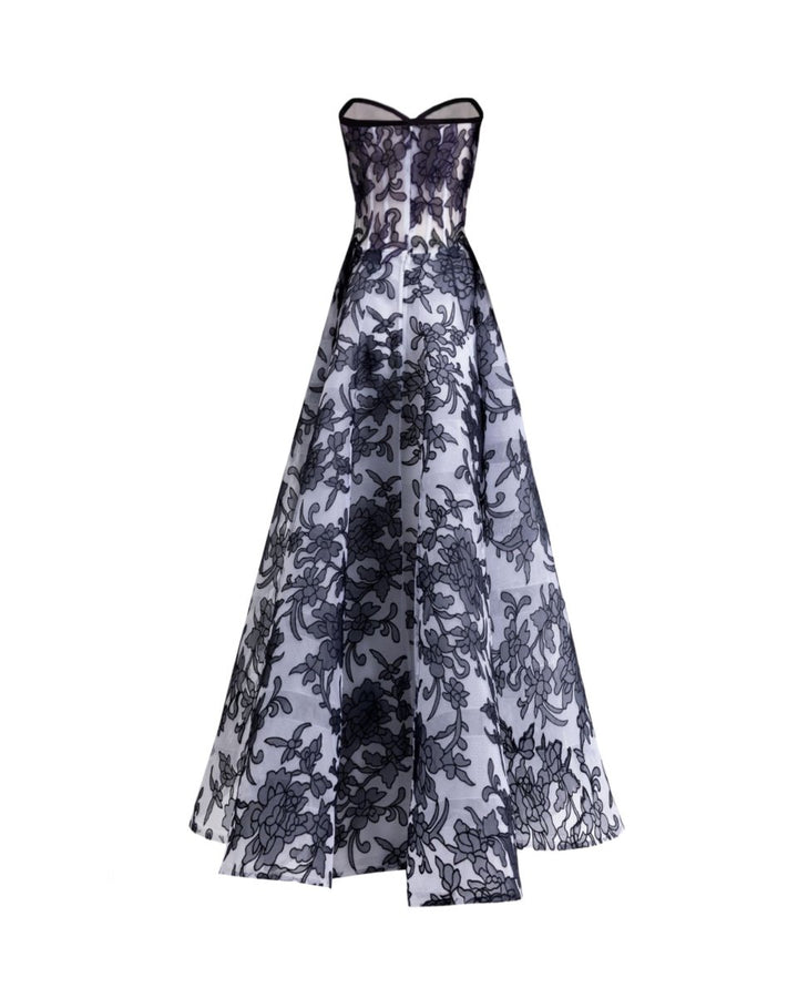 Draped Overskirt Dress - Gemy Maalouf