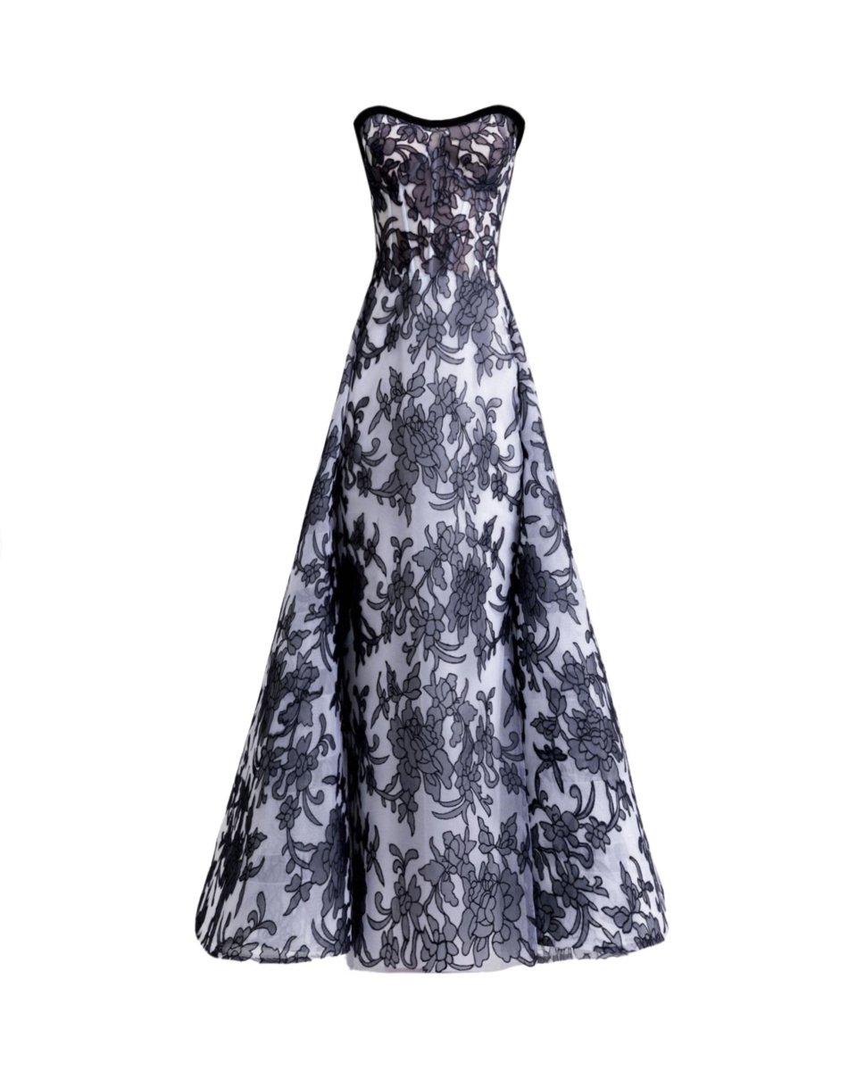 Draped Overskirt Dress - Gemy Maalouf